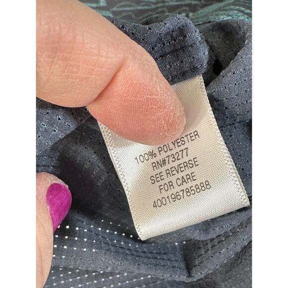 Croft and Barrow Quick Dry shirt Men's XL Fishing Pole and Net Themed Polyester - Picture 3 of 9